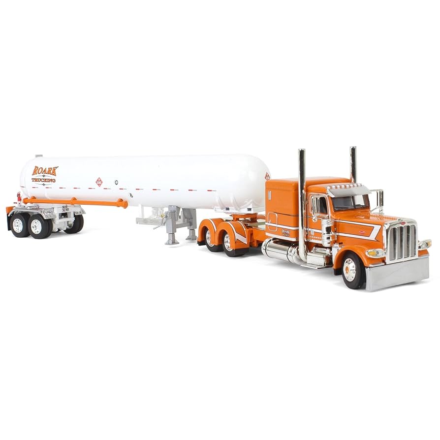 1:64 DCP PETERBILT タンカー Amazon.com: DCP First Gear 1/64 Peterbilt 389 63in Sleeper w